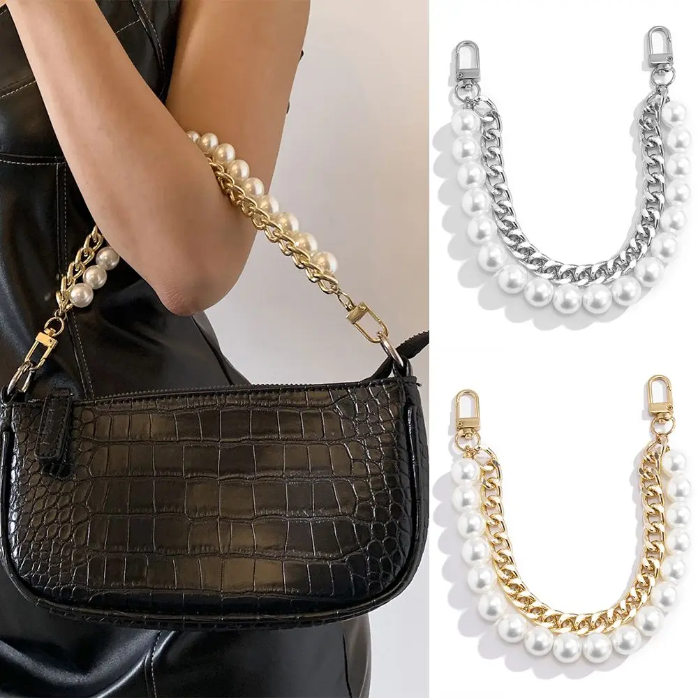 

Gold Clasp Replacement Handles Bead Metal Pearl Bag Strap Shoulder Chain Bag Chain Handbag Belt