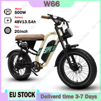 ONESPORT W66 Electric Bicycle 500W Powerful Motor 48V13.5AH Battery All Terrain Electric Bike 20*4.0 Inch Tire Motorcycle E-bike