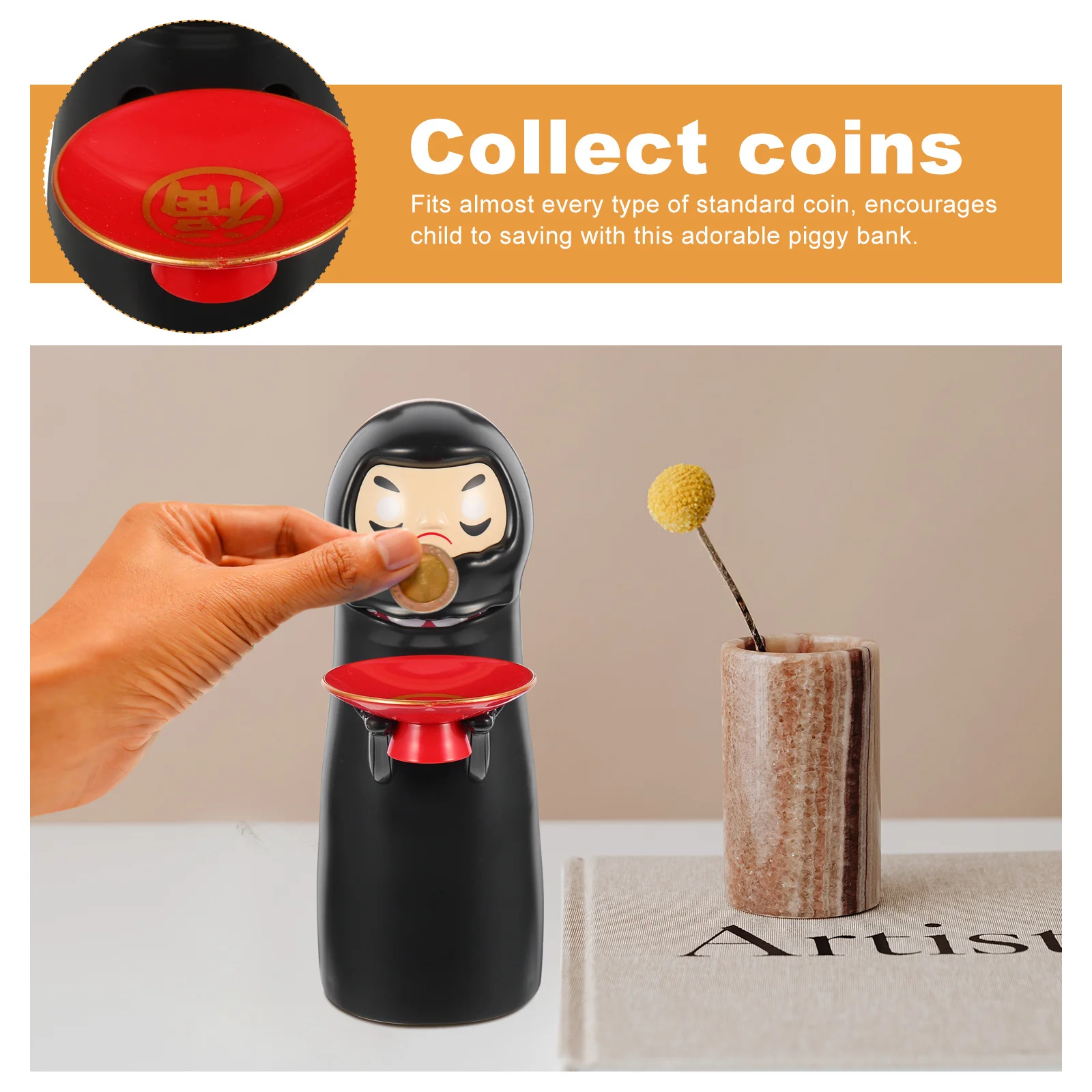 1pcs Adorable Piggy Bank Coin Bank For Kids Creative Money Storage Jar Desktop Decor Children Saving Box Tinplate Money Box Home