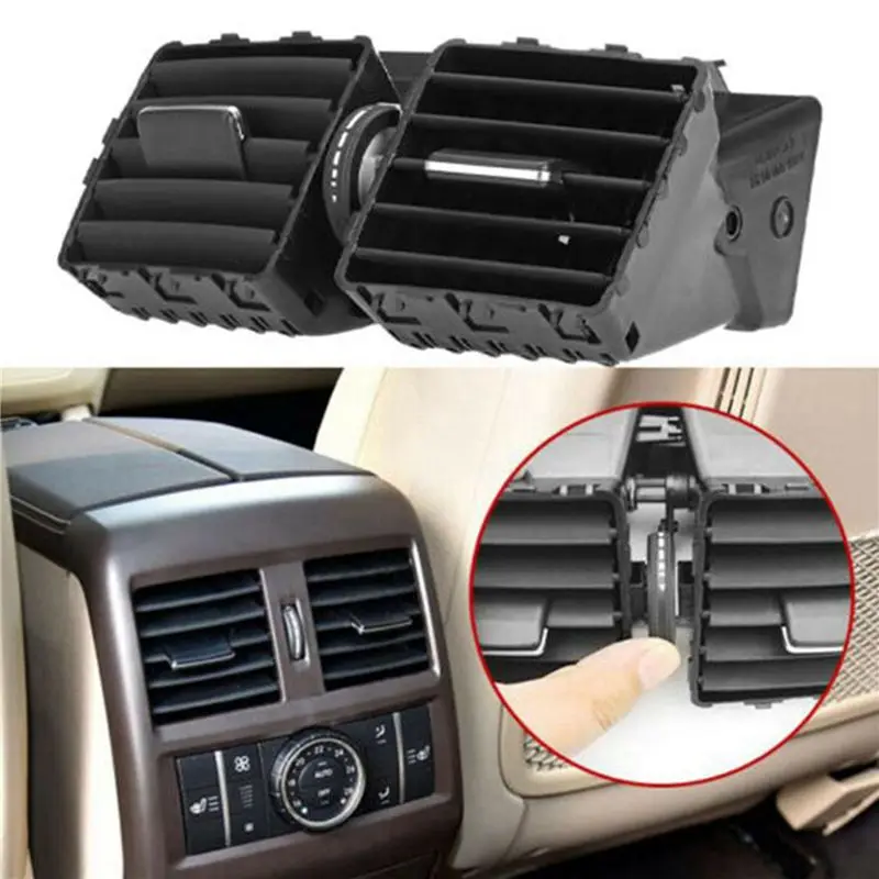 Simple 2X Rear Center Console Dash Air AC Vent For Mercedes Benz W166 W292 ML GL GLE Class 2012-2019 166 830 05 54 2A17