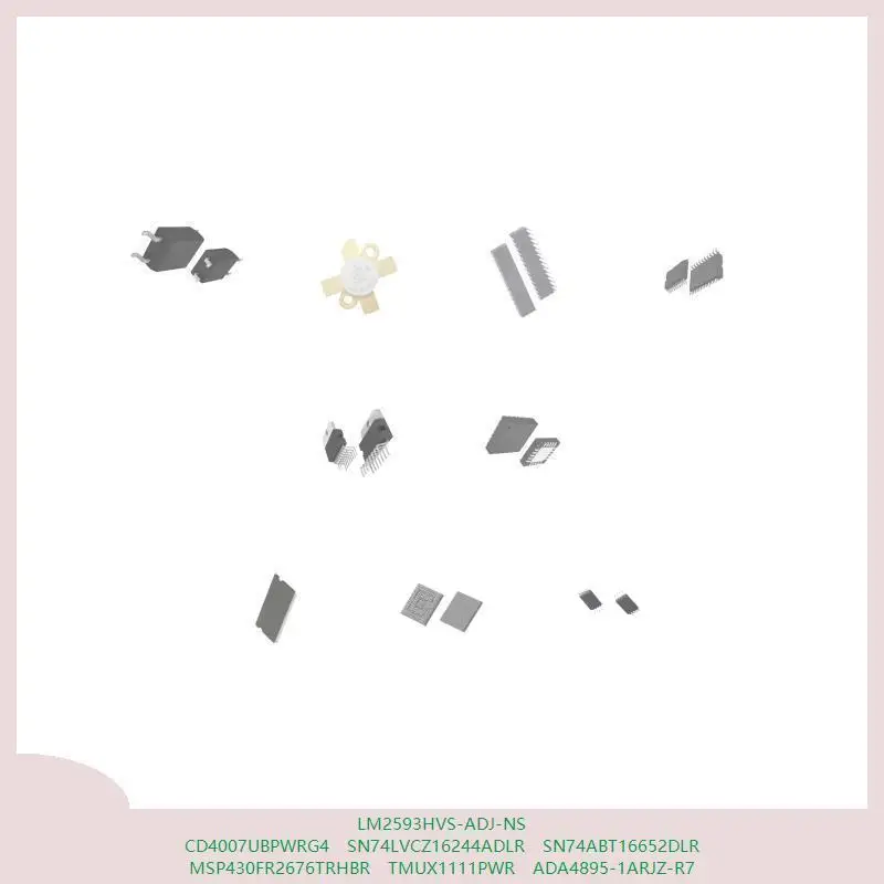 

LM2593HVS-ADJ-NS CD4007UBPWRG4 SN74LVCZ16244ADLR SN74ABT16652DLR MSP430FR2676TRHBR TMUX1111PWR ADA4895-1ARJZ-R7