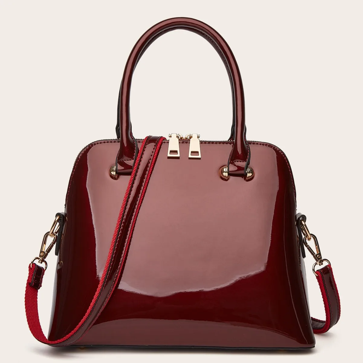 2025 New Patent Leather Women Bag Handbag Fashion Shoulder Bag Crossbody High Quality Daily Commuter Bag women