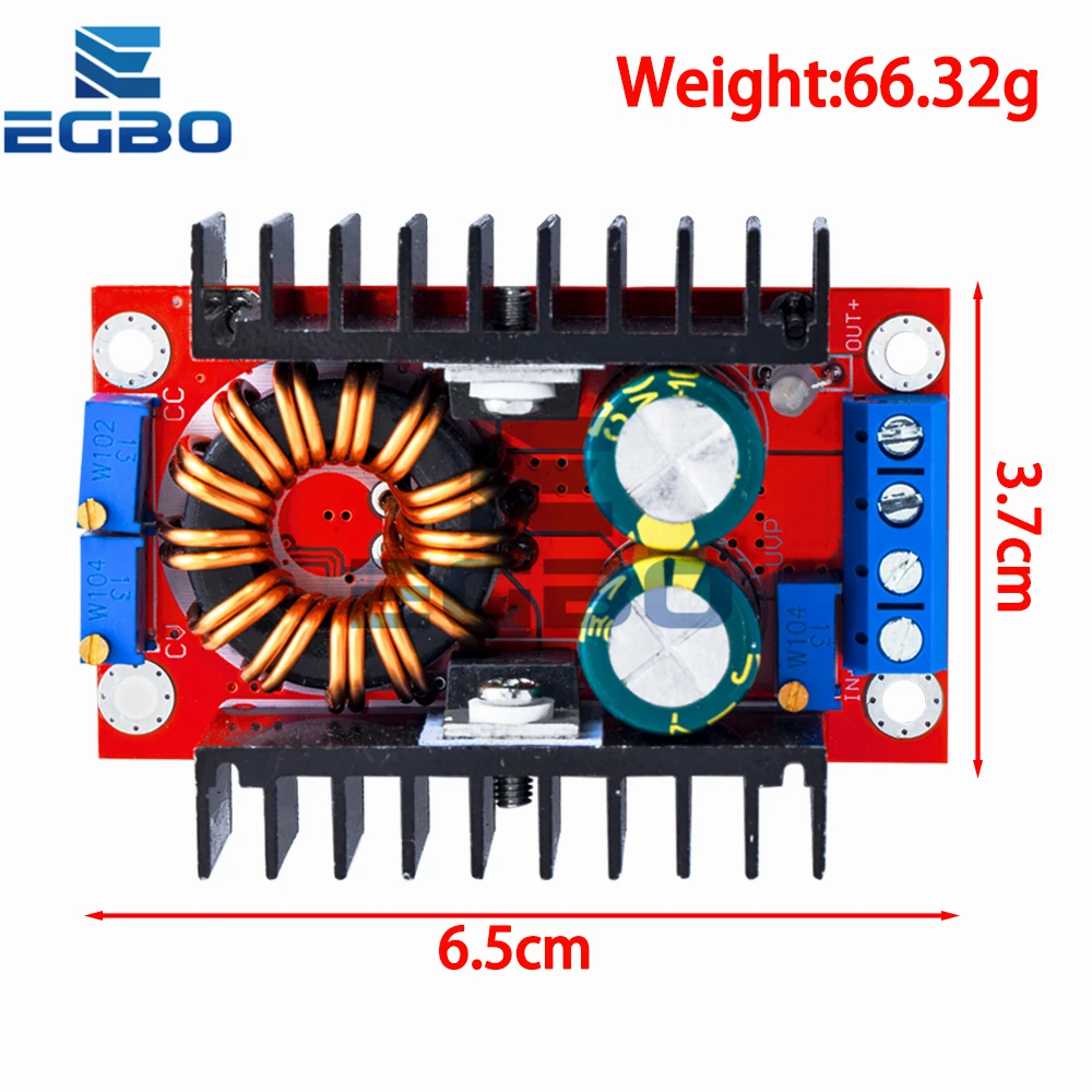 DC DC CC CV Buck Boost Converter 9-35 to 1-35V 80W Buck Booster DC Step Down Step Up Adapter Module Adjustable Voltage Regulator