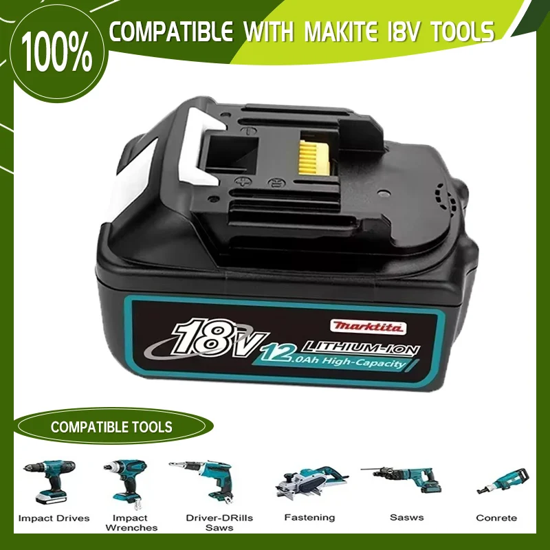 

Authentic product suitable for Makita BL1850B li-ion battery 12Ah 18V BL1850 BL1860B BL1860 BL1840B BL1830B BL1830B LXT-400 RU