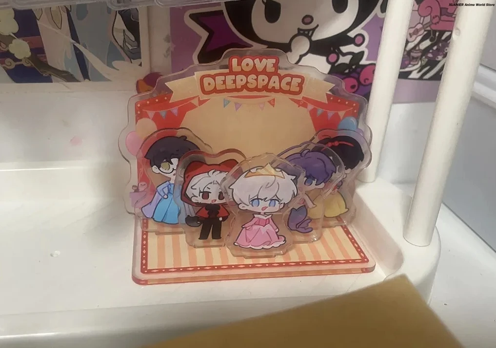 Gioco Doujin Xavier Caleb Sylus Rafayel Zayne Love and Deepspace Figura carina Supporto in acrilico Modello Piastra Cartoon Decorazione da tavolo