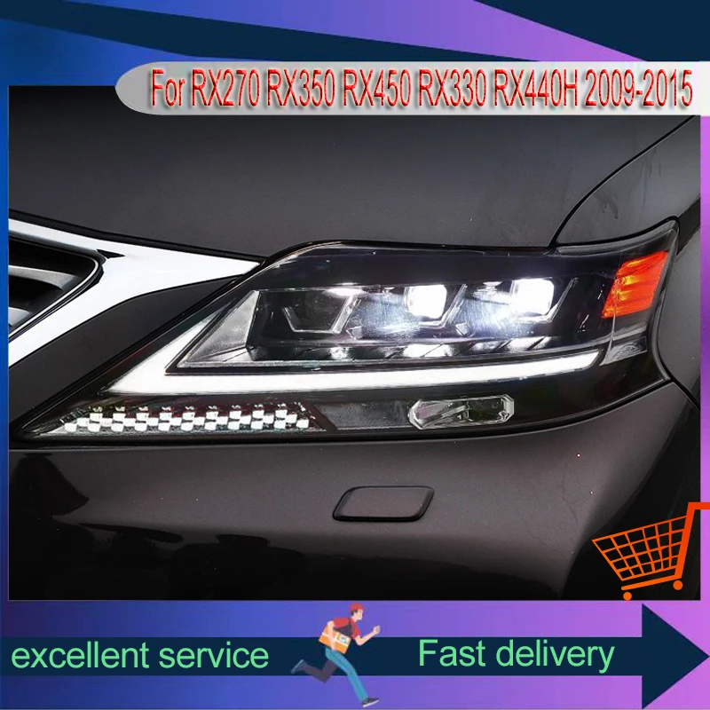 

Car Parts For Lexus 2009-2015 RX270 RX350 RX450 RX330 RX440H Headlight Upgrade Daylight LED DRL Vehicles Accessory Daylight Tool