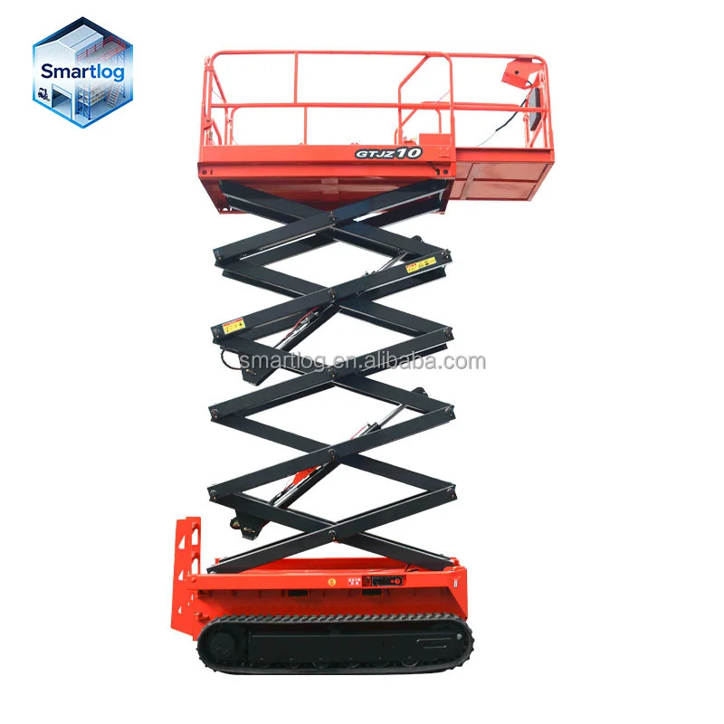 

Crawler Track Scissor Lift Platform 4 Ton Heavy Duty Hydraulic Lifting Equipment for Construction Sites