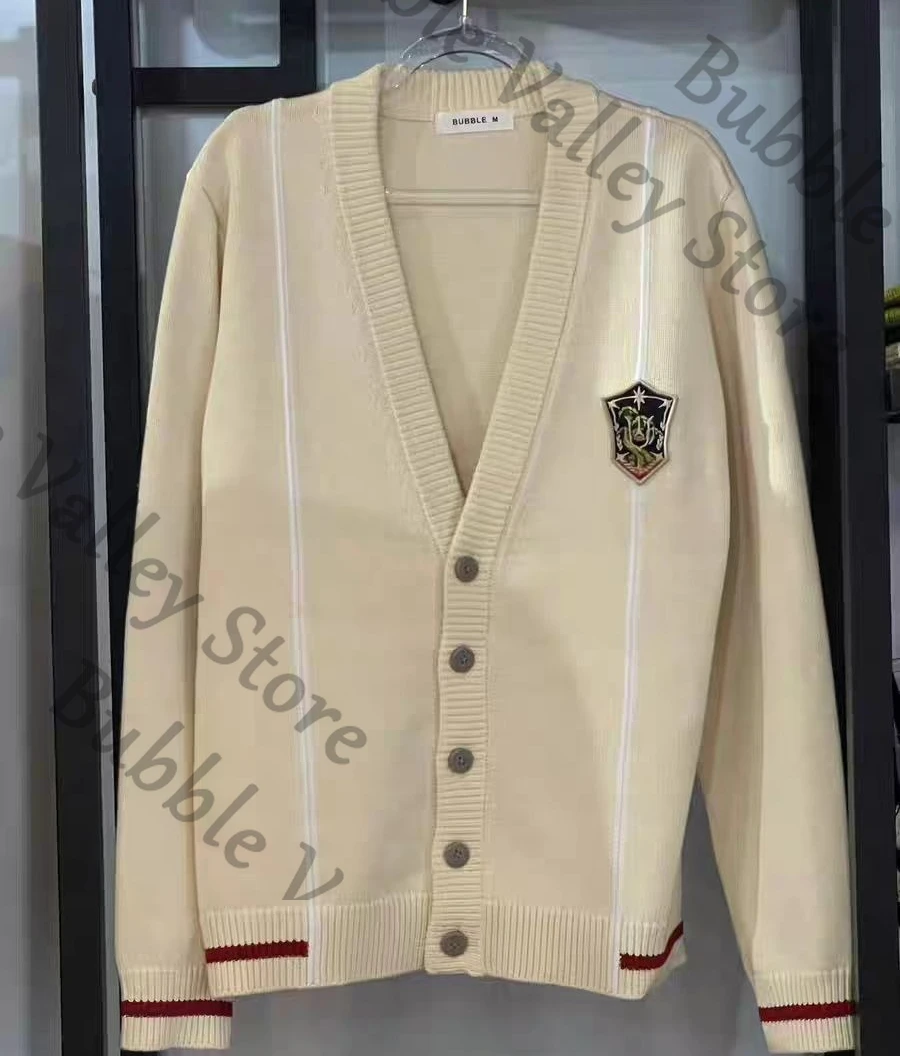 

Love and Deepspace Anime Xavier Cosplay Costume Sweater Knit Coat Cartoon Knitted Cardigan Jacket Costumes Accessories Xmas Gift