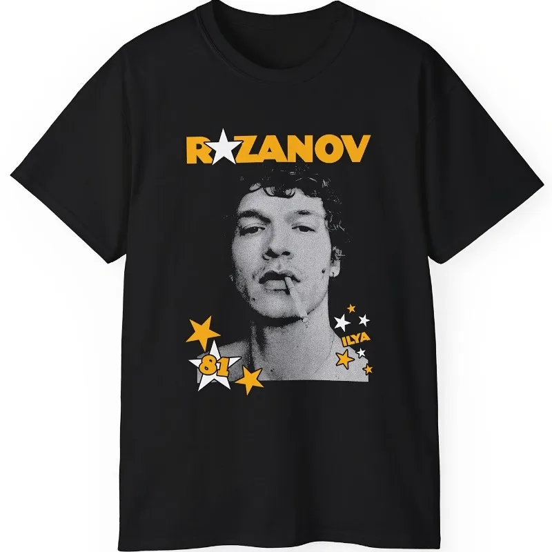 Ilya Rozanov's New Classic T-shirt - Exciting Showdown Men's T-shirt Summer New Casual Men's and Women's Same T-shirt