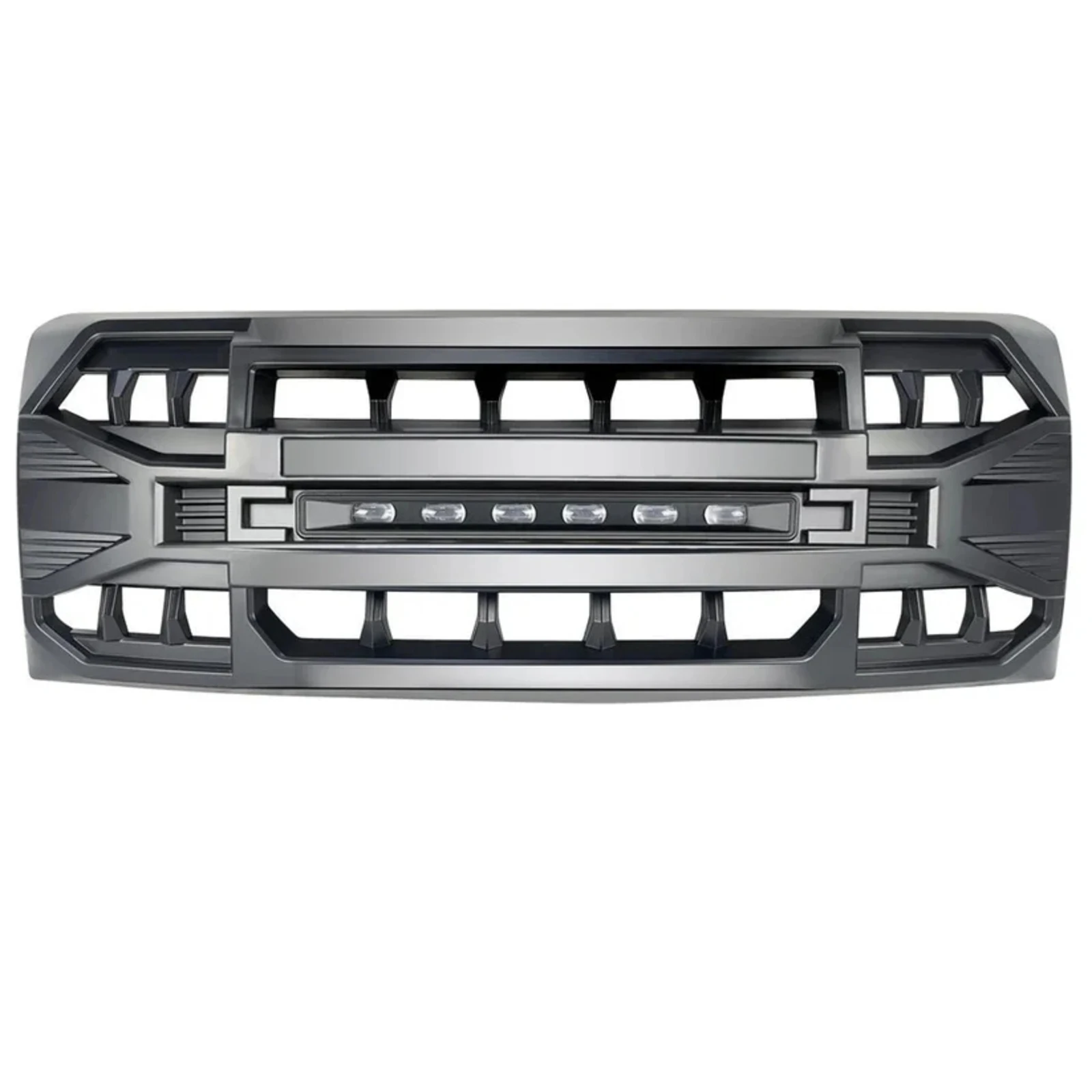 FOR 2009-2014 Ford F-150 armored grille with off-road lights OE 9L3Z-8200-BPTM