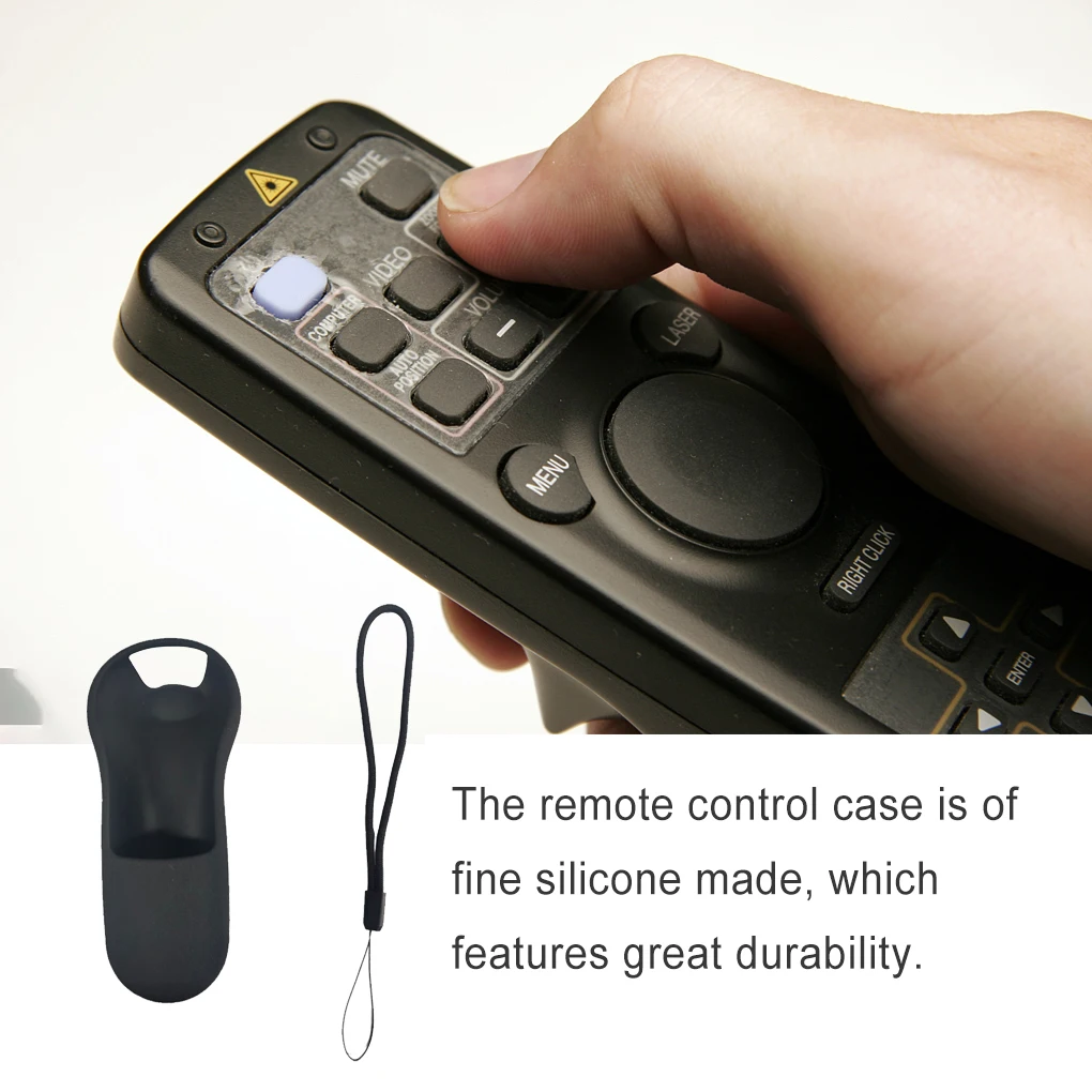 TV Remote Control Case Detachable Solid Color Nonslip Shockproof Guard Protector Accessories Replacement for LG