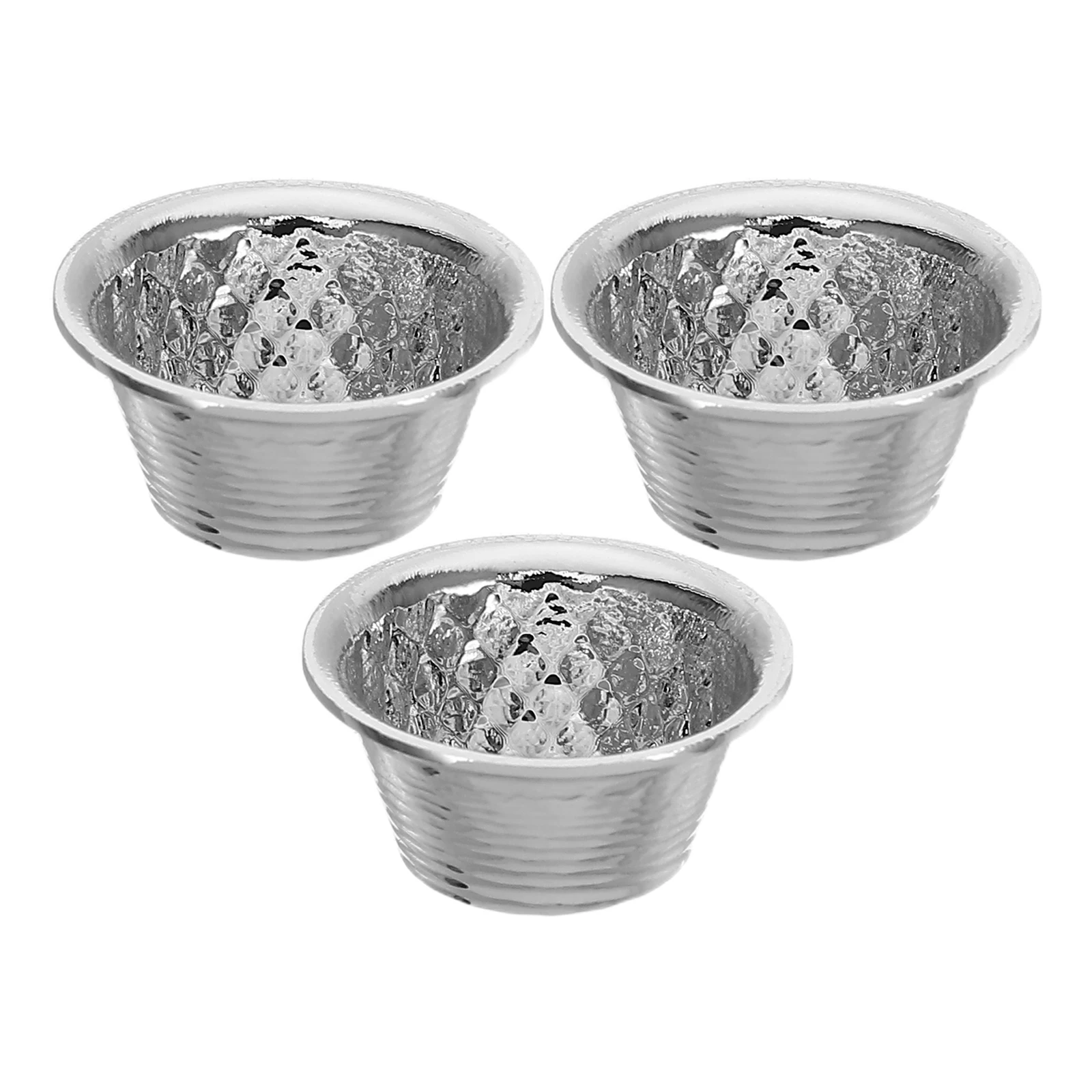 

3pcs Spotlight Lamp Cover Flashlight Reflector Cup Diffuser Fixture Shade Fitting 1 1cm Metal Lighting Accessory Enhanced