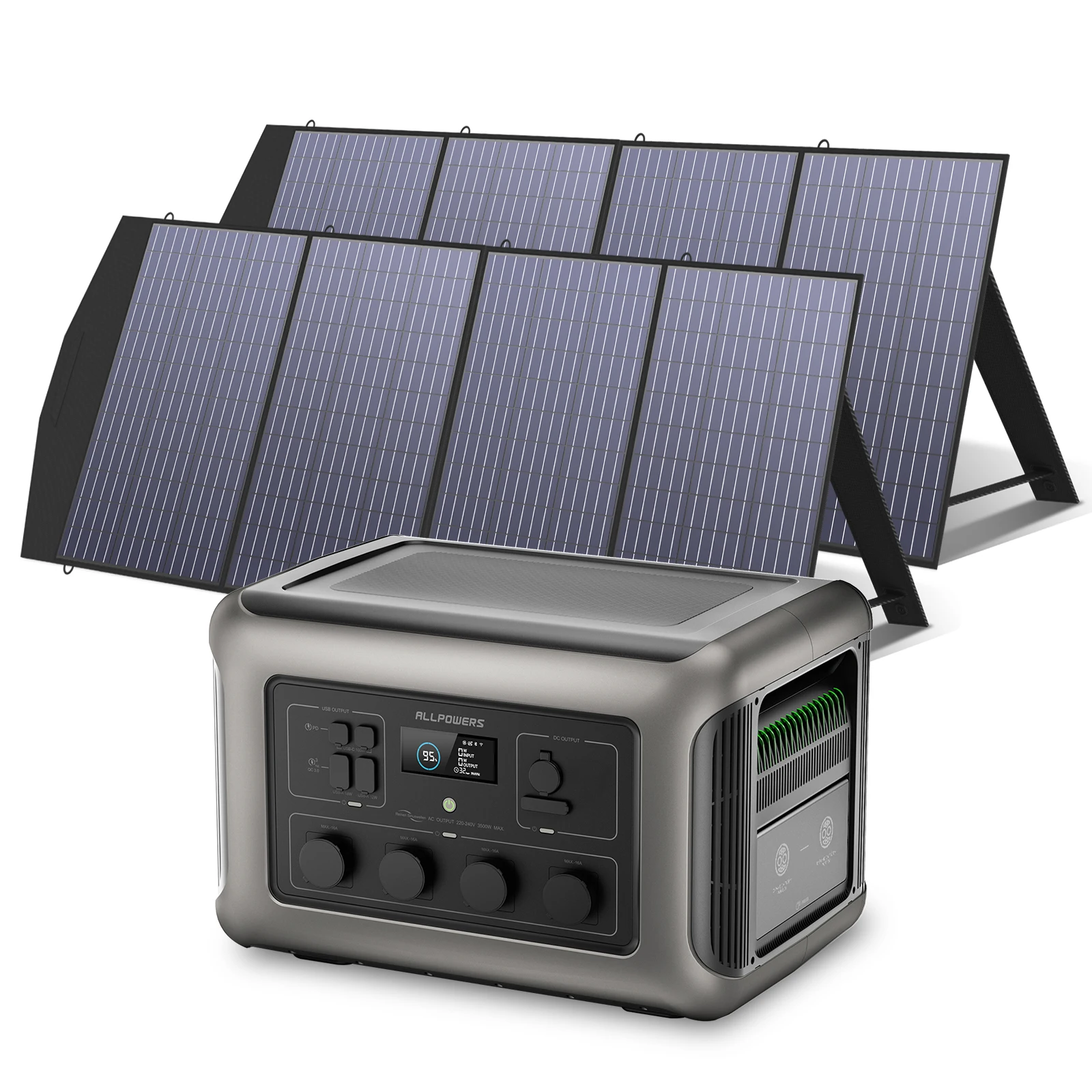 Allpowers R3500 Reliable Renewable Energy Backup Portable Battery Station Lifepo4 Energy Storage Battery