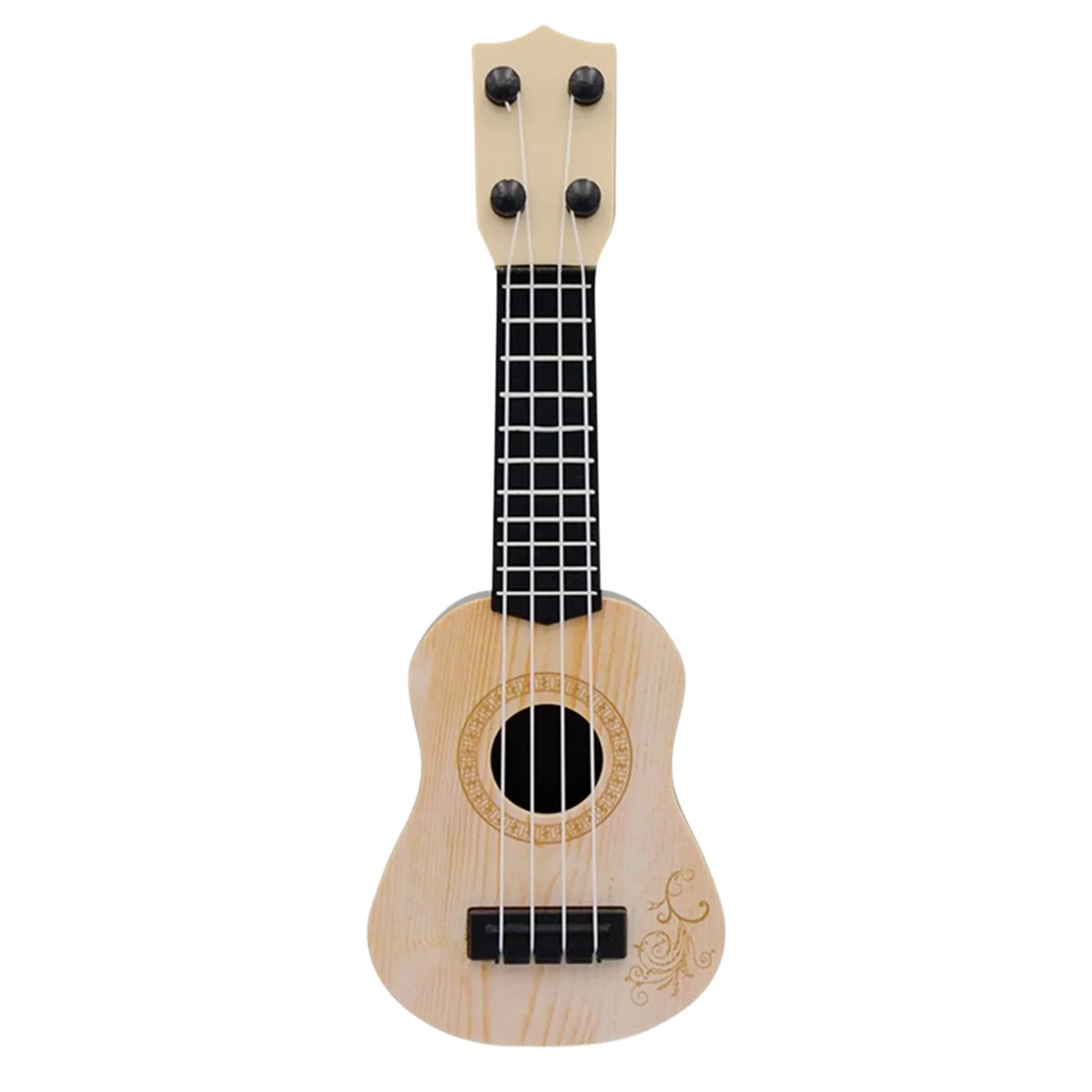 Beige Kids Classical Ukulele Guitar Toy Early Education Small Guitar Party Supplies Adjustable HOT