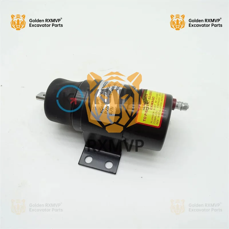 For Kato Hd250 Hd450 Hd800 Hd900 053400-0745 Me040145 24v Flameout Solenoid Valve Excavator