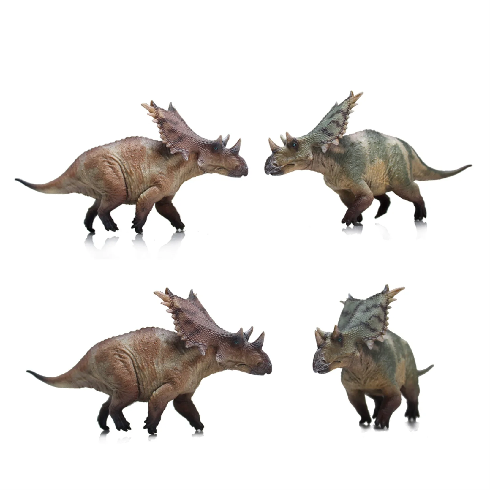 GRTOYS X HAOLONGGOOD 1/35 Chasmosaurus Model Ceratopsidae Dinosaur Animal Collection Decor Scene GK Birthday Gift Toy