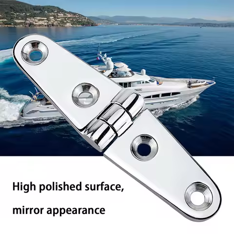 Boat Hinge 316 Stainless Steel Casting Hinge Flat Hinge Cabinet Doors Window Cabinet Deck Flush Mount Marine Yacht Boat Hardware