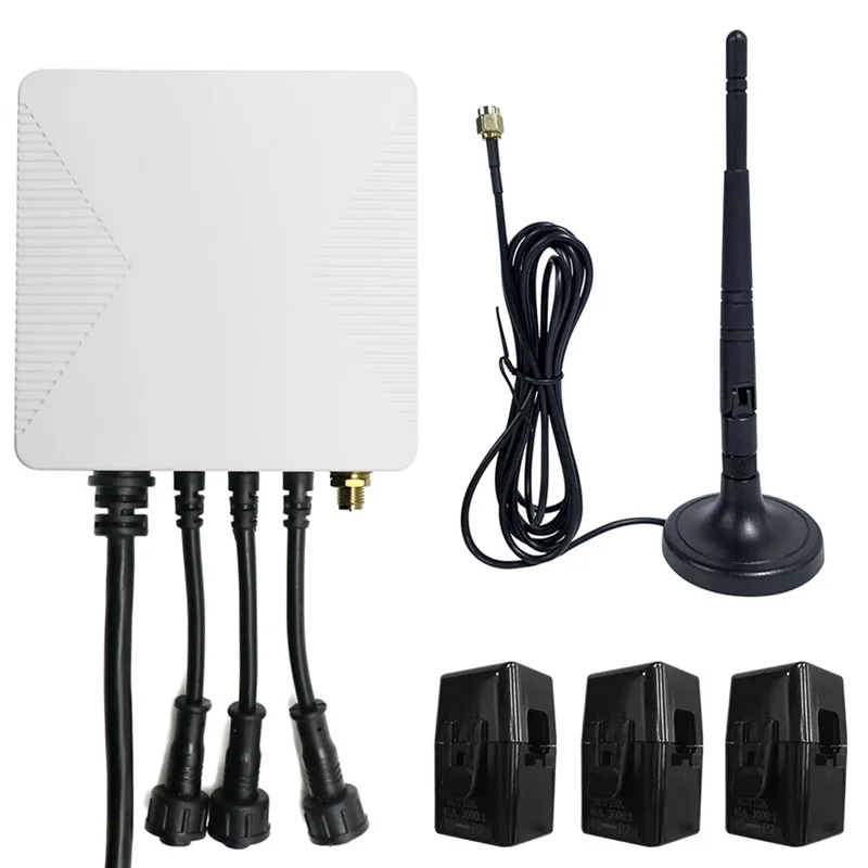 Tuya Smart Life 3 Fase Wifi Energi KWH Meter 200A Penjepit Daya Monitor Aplikasi Transformator Arus dan Catatan Konsumsi Tahan Lama