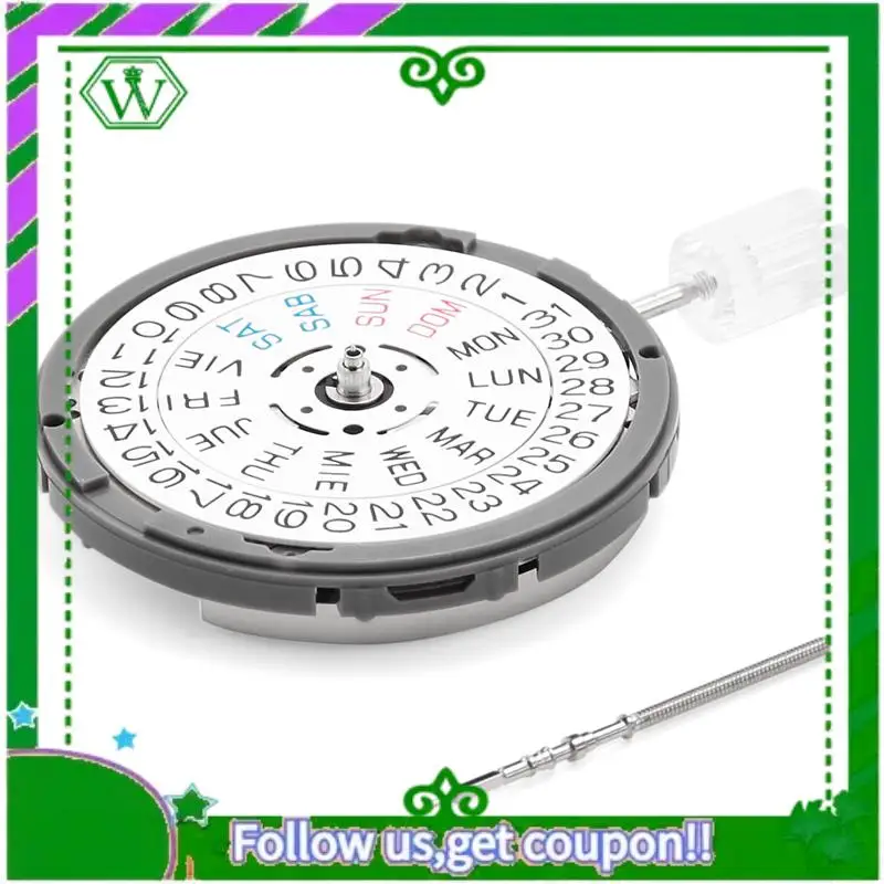 

A18P-NH36 English Date Week Automatic 3.8 O'clock Crown Watch Movement Mechanical Replacement Parts