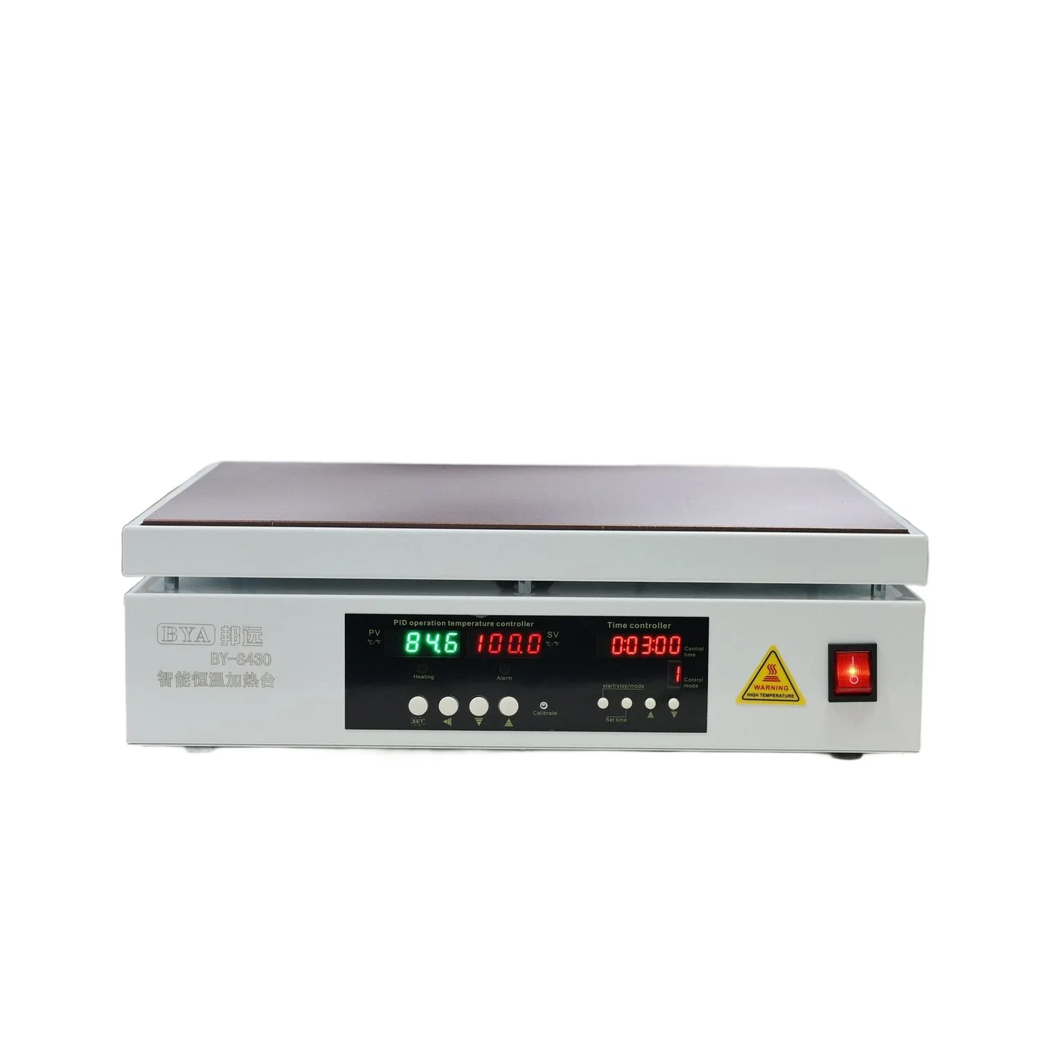 

Suitable for BY-S430 2000W Preheating Plate - 400x300mm Heating Area, 400℃ Max for BGA/SMD Soldering