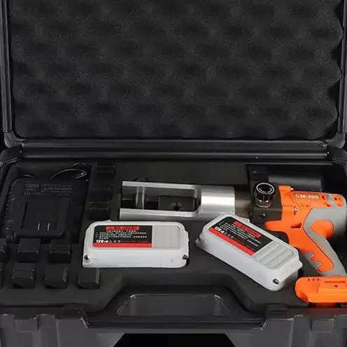 전기 유압 크림핑 충전식 크림핑 도구 크림핑 플라이어 CM300 DM300 75KN 17mm 몰드 포함 16-300mm² 유압 플라이어