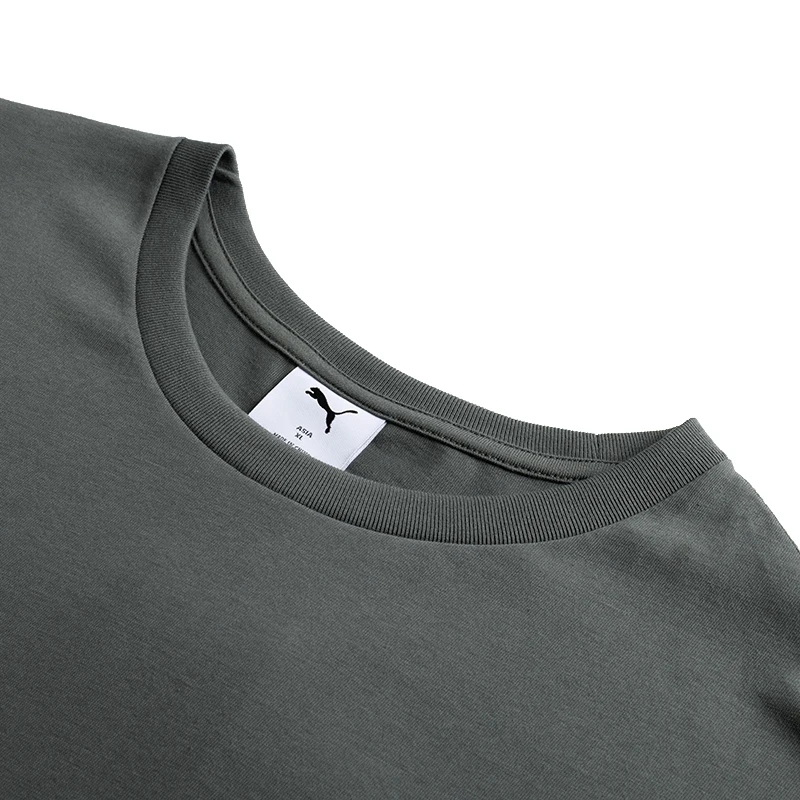 تي شيرت Puma للرجال برقبة دائرية كاجوال ملابس رياضية للياقة البدنية وتدريبات ركوب الدراجات 691340-86