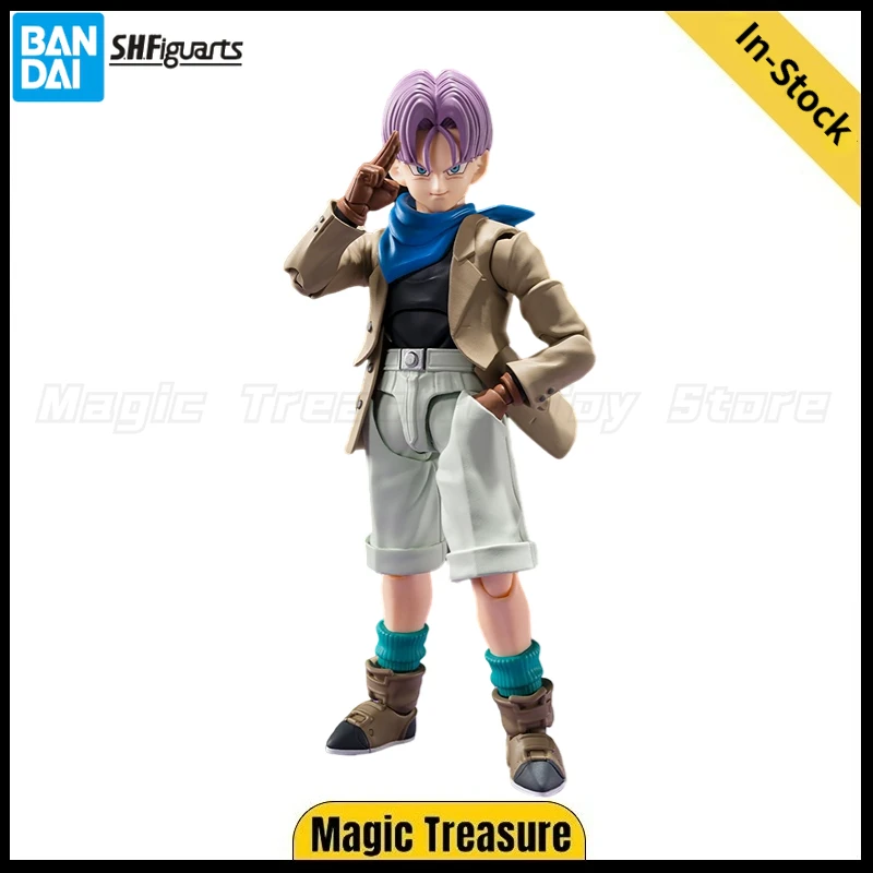 

Original Bandai SHF DRAGON BALL GT Trunks Action Figures Anime Model Toys