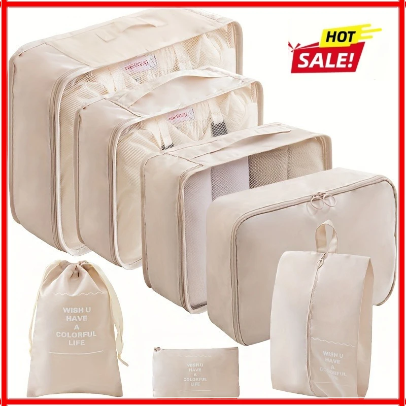 7Pcs Travel Organiz…