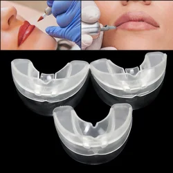 1PC Floating Lip Mouth Guard Tooth Socket with Case Box for Lip Permanent Tattoo Tattooing Tebori Auxiliary Supplies Socket Lip