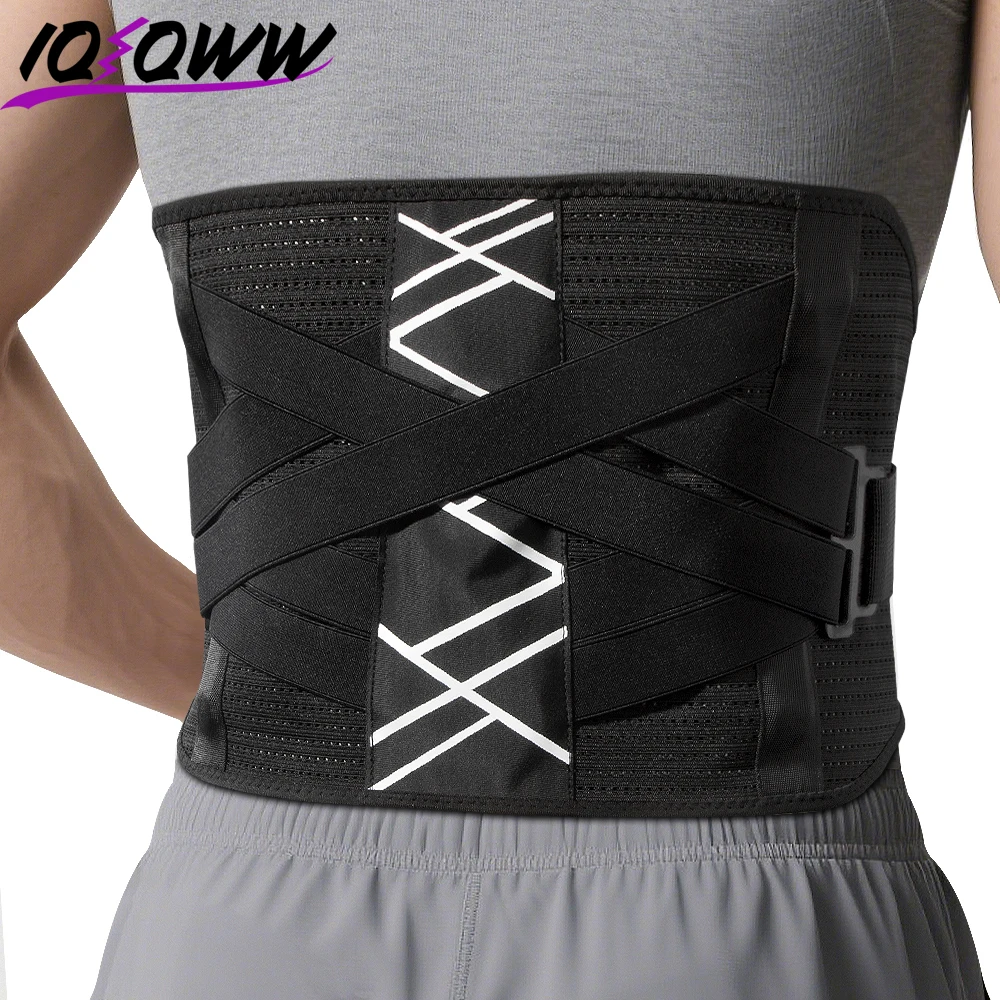

1PC Double Full Back Lumbar Support Belt Waist Orthopedic Corset Spine Decompression Waist Trainer Back Pain Relief