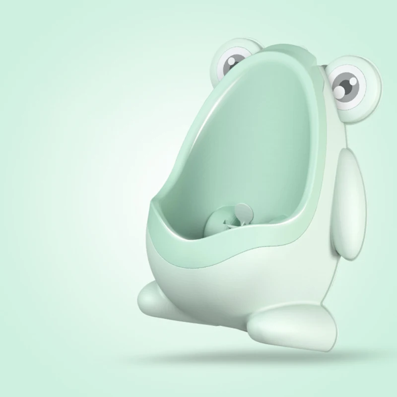 Frog Baby Potty Toilet Urinal Kids Potty Training Baby Boys Pee Toilet Infant Bathroom Wall-Mounted Urinal Girls Travel Potty