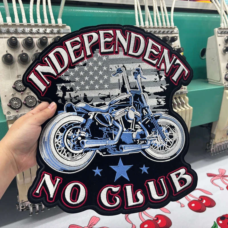 Parche bordado termoadhesivo águila punk – Grande para chaqueta moto - imagen 4