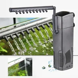 Pump Tool Accessories 3/8/16W Submersible Water Built-in Filter Pump Aquarium Fish Tank Filter Waterfall Oxygen Increasing