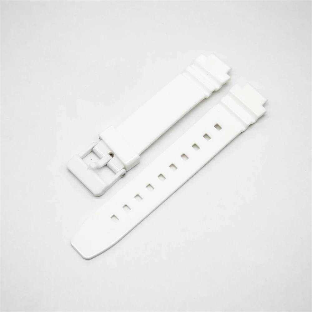 Watch Strap for Casio LRW-250H LRW 250H Black Soft PU Watchband Pin Buckle Wrist band Bracelet Belt for Casio LRW250H