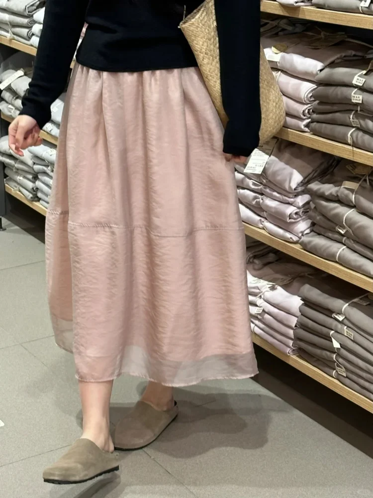 Stunningly Beautiful Ultra Soft Versatile Handmade f-length Tulle Skirt with Inner  for Summer 2025 Women's Faion
