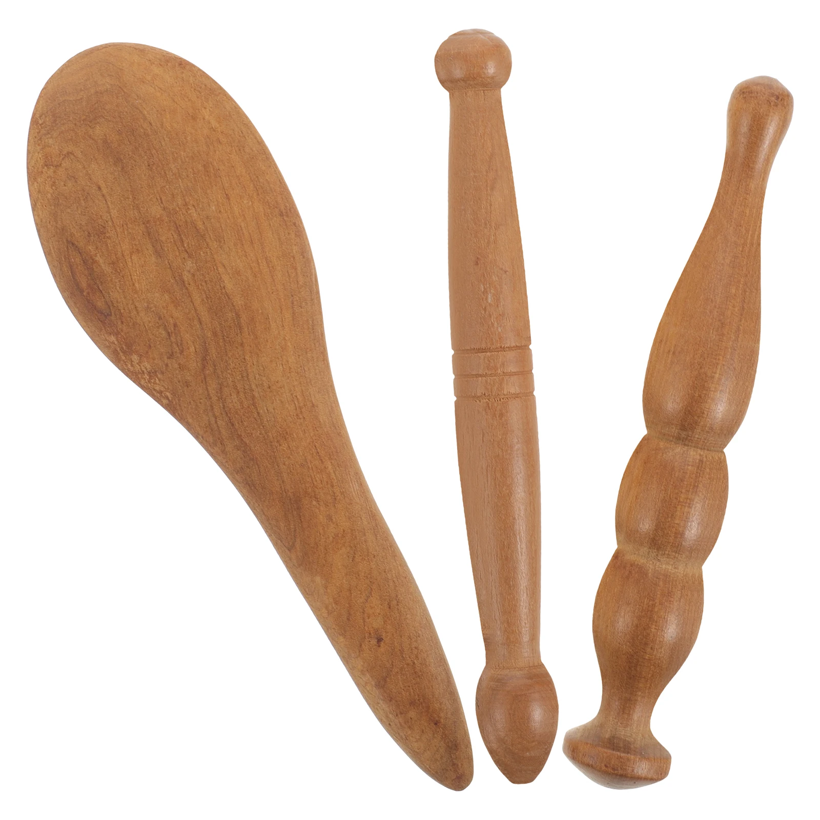 

3 шт. деревянные массажные палочки портативные деревянные акупунктурные массажеры для ног, рук, тела, мышц, облегчение боли, деревянный массажный инструмент