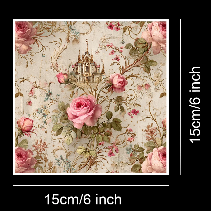 36 Sheets 6"x6" Scrapbook Paper: Miniature World Doodles for Scrapbooking, Origami & Tiny Adventure Crafts – Cute Kit