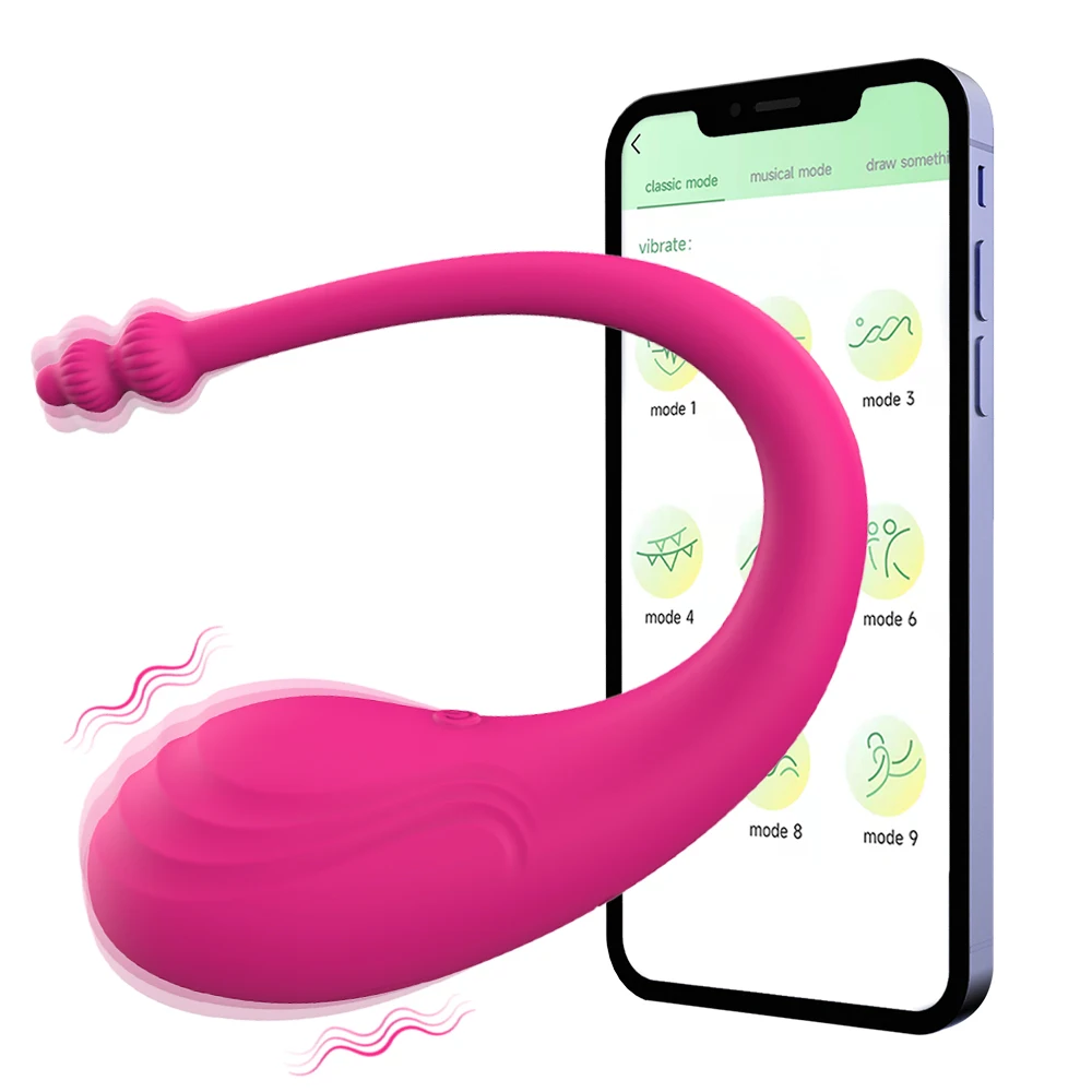 APP التحكم الهزاز المهبلي G Spot 9 سرعة الشرج تهتز البيض مدلك يمكن ارتداؤها محفز الكبار الجنس لعب للنساء الأزواج #1