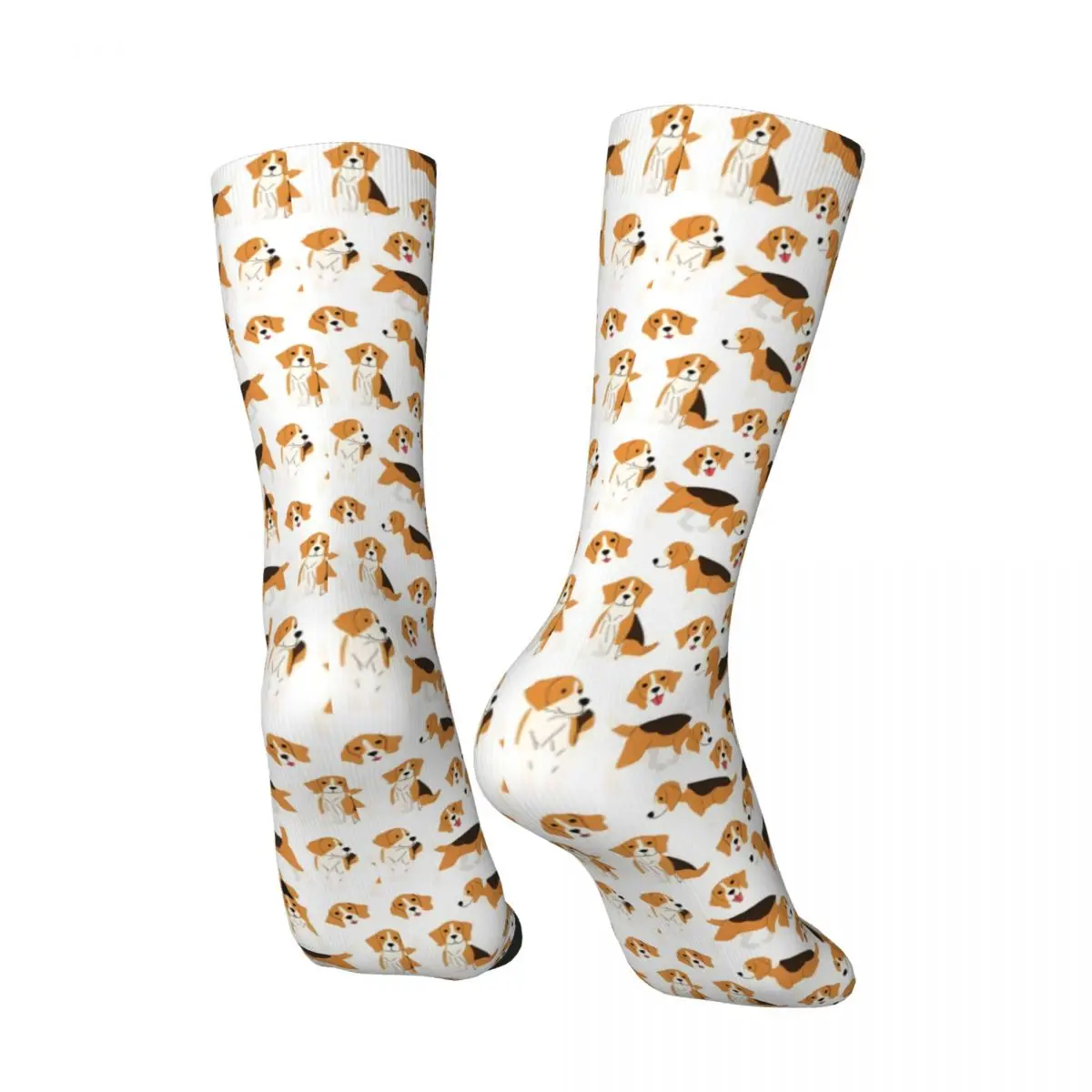 Crazy compression Beagle Dog Sock for Men Harajuku Quality Pattern Crew Sock Novelty