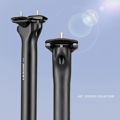 LEXON-tija de sillín de carbono para bicicleta, tubo de asiento ultraligero de 27,2/31,6 MM, 0MM, para bicicleta de montaña y carretera, piezas para canoa
