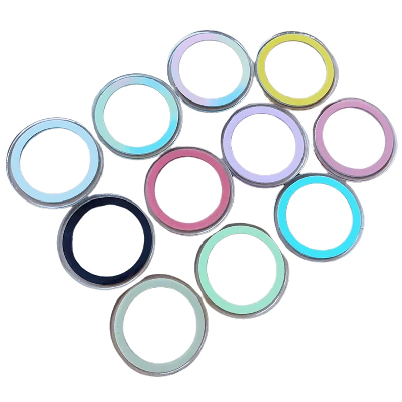 Round Mac Safe Magnetic Base Sticker For IPhone 15 14 13 12 11 Pro Max Magsafe Socket Pocket Grip Bracket Expanding Stand Holder