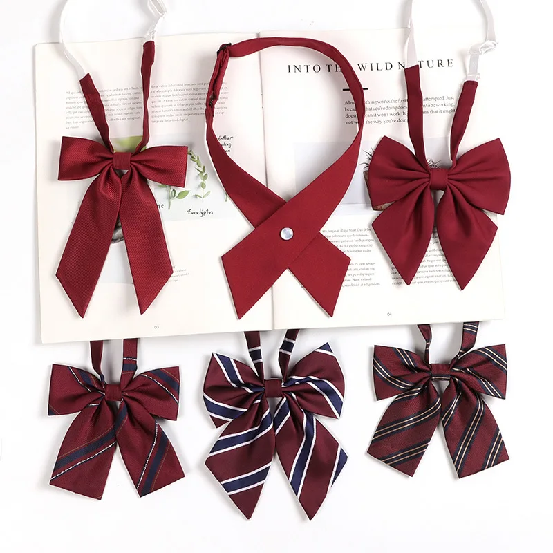 Feminine Plaid Bowtie Casual Bow tie For Women Uniform Collar Butterf Bowknot Adult Check Bow Ties Cravats Girls Bowties