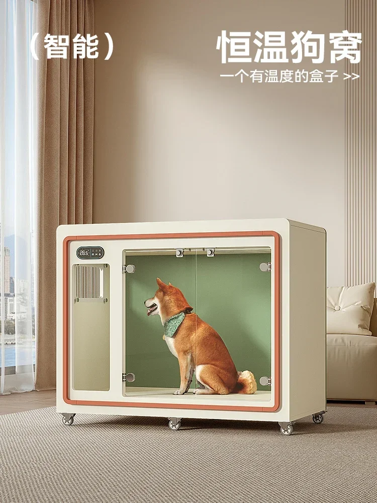 Constant temperature kennel four seasons pet villa can be washed house to keep warm