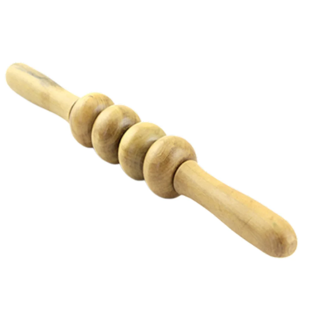 

Massage Roller Massager for Neck Leg Wheel Stick Wooden Sole of Foot Full-body Waist Back