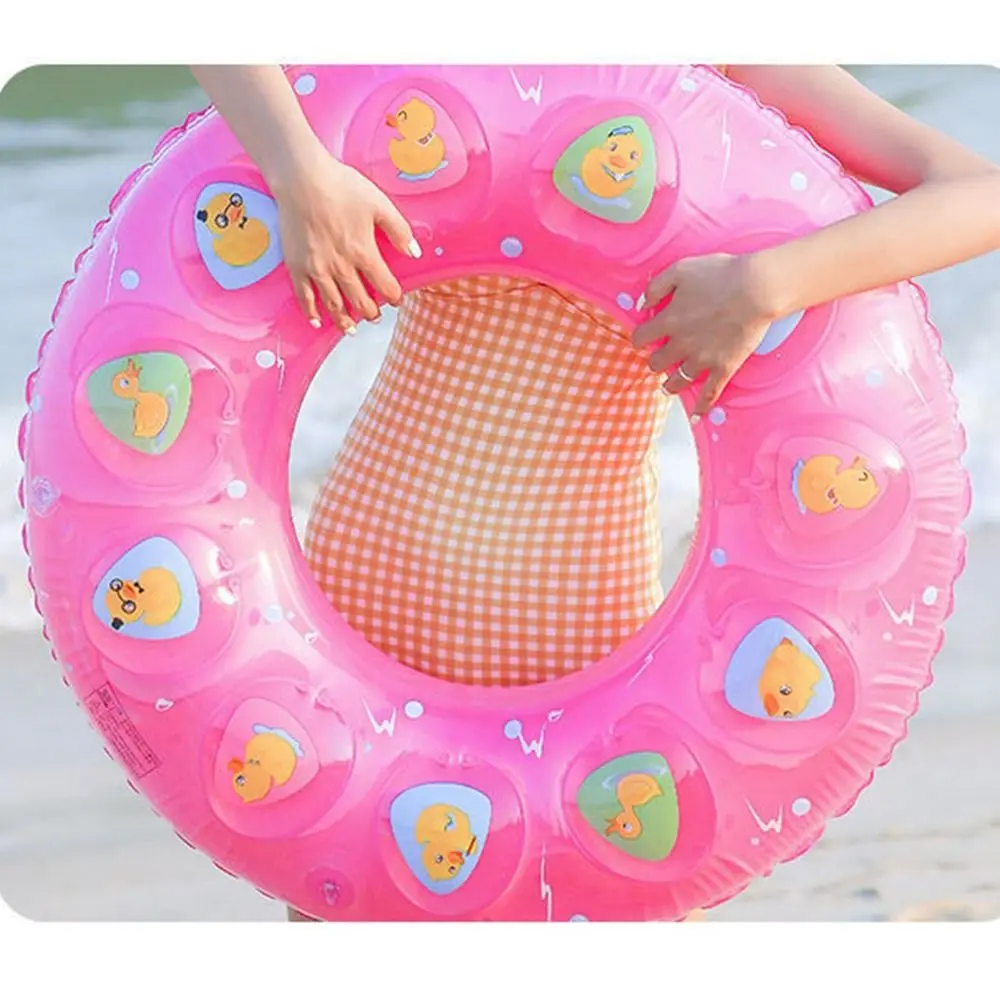 

Transparent Crystal Double-layer Thickened Swim Ring PVC Water Park Equipment Inflatable Double Airbag Underarm Float Ring