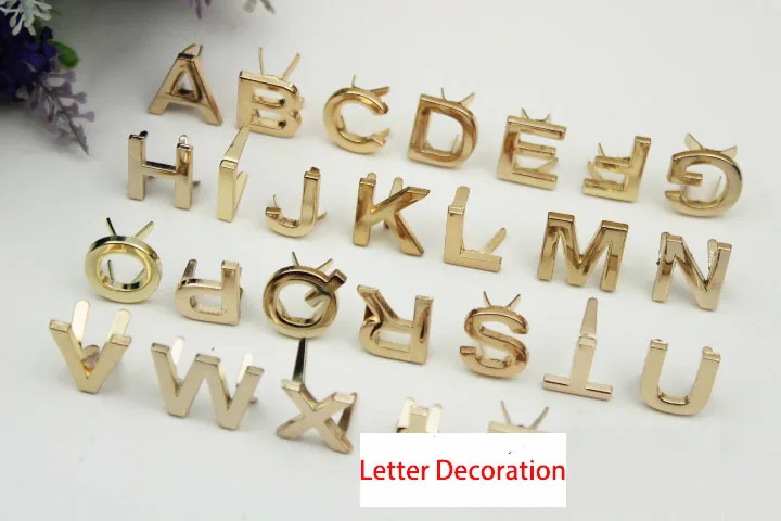5 Stücke DIY Englisch 26 Buchstaben Metallnieten Klaue Nieten Für Taschen Kleidung Hüte Leder Dekor Alphabete Klaue Niet Handgemachte Handwerk – Detail 32