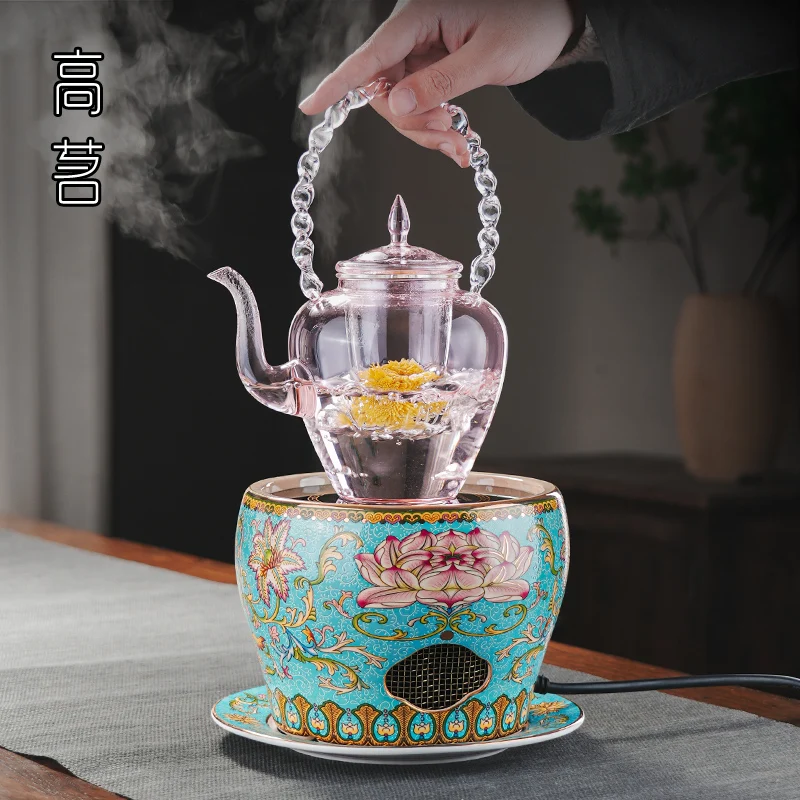 Internet Celebrity Stove Tea Boiling Glass Pot Electric Ceramic Exclusive Teapot New Kettle Household Scented