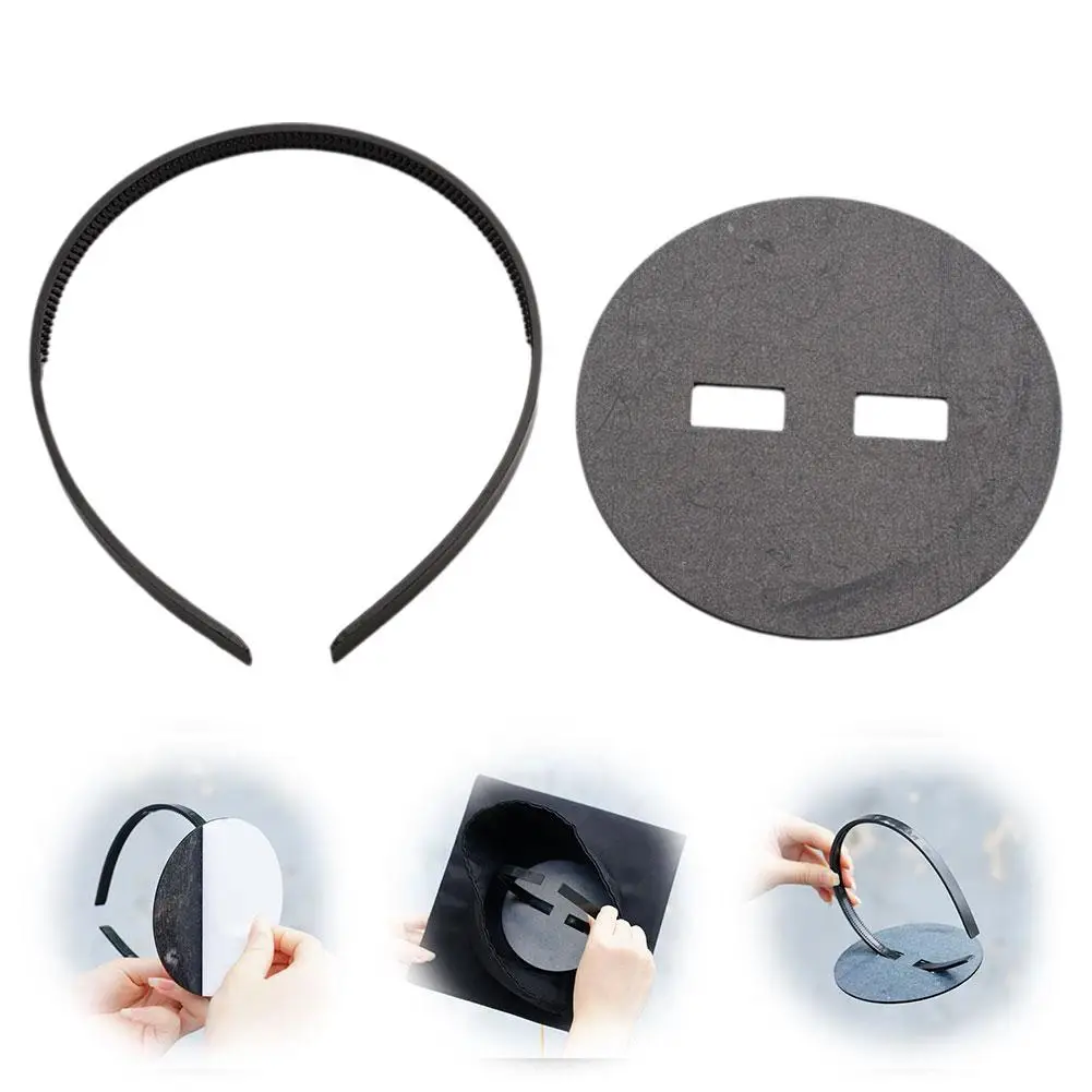 Graduation Cap Stabilizer Insert Headband Self-adhesive Non-slip Teeth Headband Anti-fall Hat Graduation Base Secure Cap P7Y6