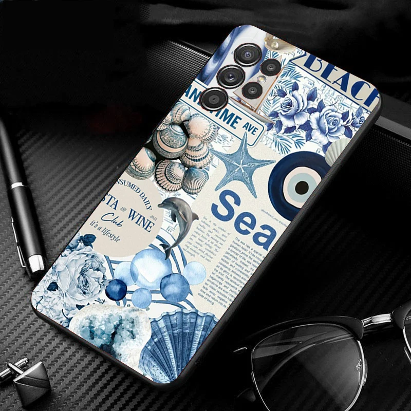 Surf aesthetic summer Beach Phone Case For Samsung Galaxy S26 Ultra S25 S24 S23 S22 S21 Plus S24 S23 S20 S26FE Cover