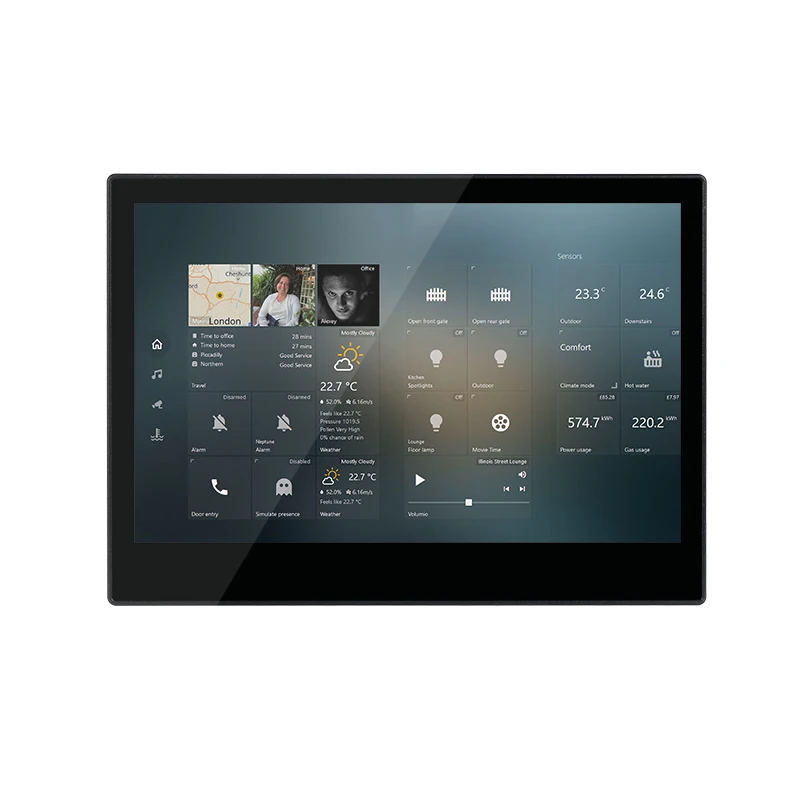 

Intelligent Library Portworld Flush Mount YC-SM10P 10'' Android 13 DC POE Power Smart Home Touch Control Panel